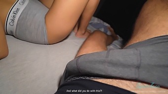 Stepdaughter Gets Intimate With Stepfather In Bed