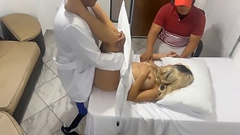 My Wife'S Gynecologist Sneaks A Peek And Fucks Her In Front Of Me