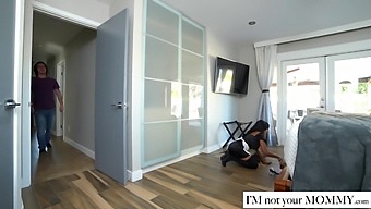 Brunette Milf Ember Snow Gives A Pov Blowjob In Exchange For Cleaning