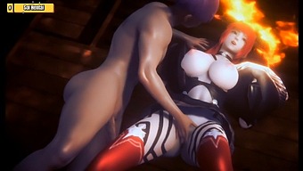 Big Tits And A Fire Dragon In This Hentai 3d Video