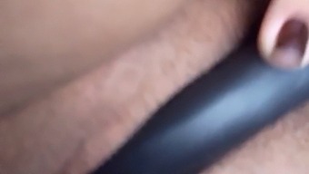 Black Dick And Pink Toy: A Wild Masturbation Session