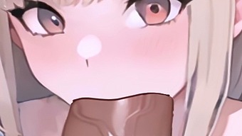 Watch A Yellow-Haired Anime Girl Give An Amazing Blowjob In A Pov Video On Loop