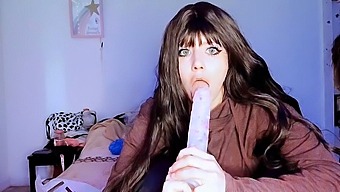 Teen Girl Dominates With Big Cock And Huge Dildo