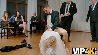Blonde Bride Cheats On Her Groom With A Hot Stud