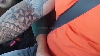 Blonde Babe Gets A Creamy Facial After Car Sex