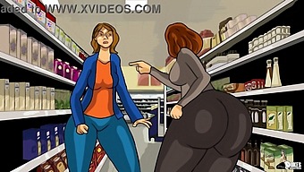 Mrs. Keagan With A Large Buttocks Faces Difficulties At The Grocery Store (Proposition Series, Episode 4)