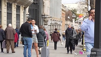 Nuria Millan, An Amateur Girl, Enjoys Picking Up Strangers On The Street For Passionate Outdoor Encounters