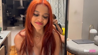Verified Amateur With Red Hair Gives A Sensual Blowjob In Exchange For Mkt